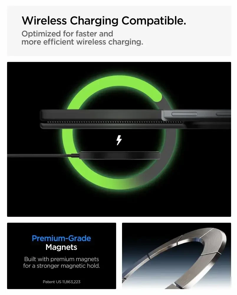 Dėklas SPIGEN OPTIK ARMOR PRO MAGSAFE GALAXY Z FOLD 8 ULTRA Juodas
