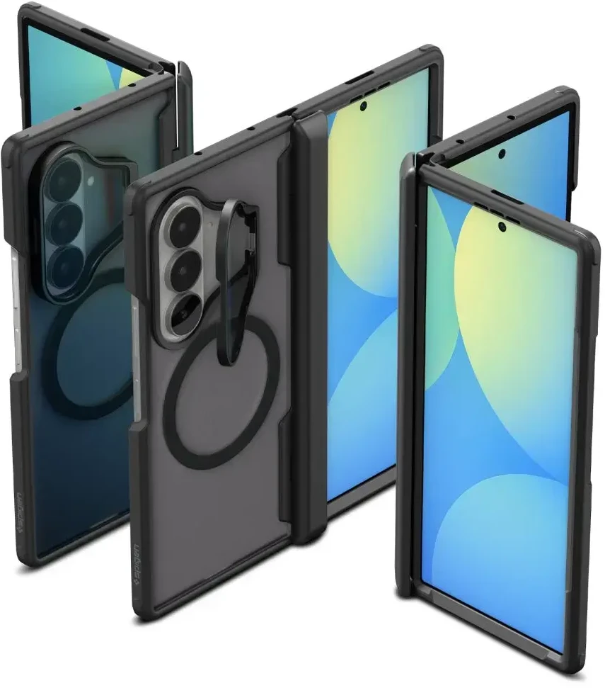 Dėklas SPIGEN OPTIK ARMOR PRO MAGSAFE GALAXY Z FOLD 8 ULTRA Juodas