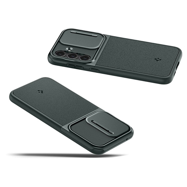Spigen Optik Armor dėklas skirtas Samsung Galaxy S23 FE, spalva - Abyss Green