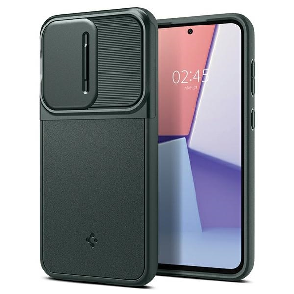 Spigen Optik Armor dėklas skirtas Samsung Galaxy S23 FE, spalva - Abyss Green
