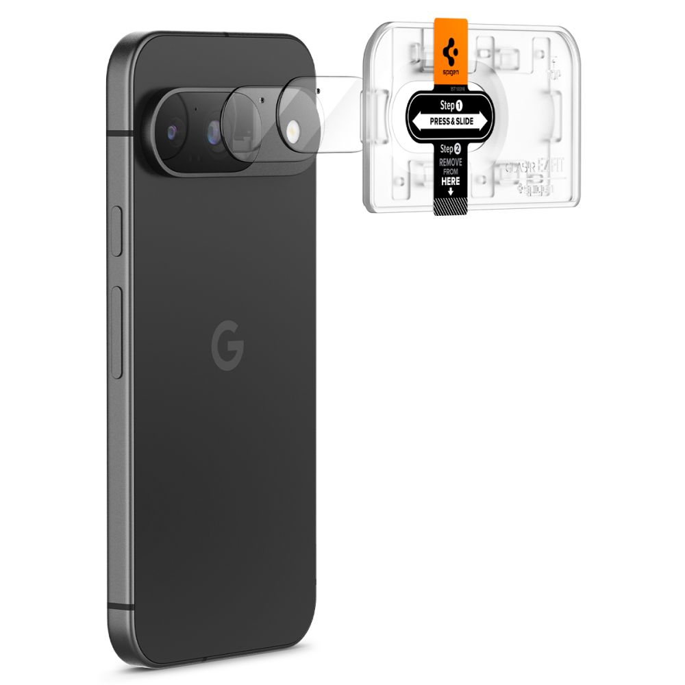 Kameros apsauga Google Pixel 9 Spigen Optik.TR kameros apsauga 2 vnt., modelis - AGL08443, žema kaina | Varle.lt