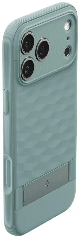 Spigen Parallax "S" MagSafe dėklas skirtas Apple iPhone 17 Pro - žalios spalvos