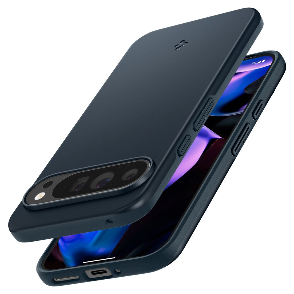 Dėklas „Google Pixel 9 Pro XL Spigen Thin Fit Metal Slate“.
