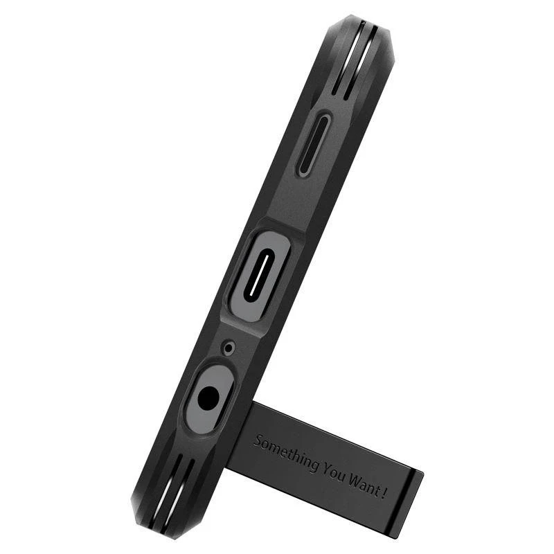 Spigen Tough Armor dėklas skirtas Samsung Galaxy A15 5G, spalva - Juoda