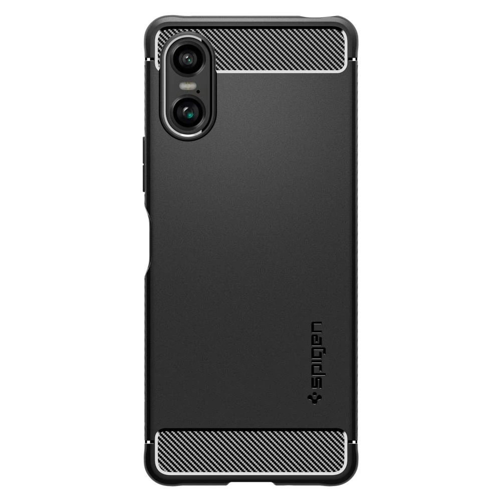 Sony Xperia 10 VI Spigen Rugged Armor Matte dėklas telefonui juodos spalvos