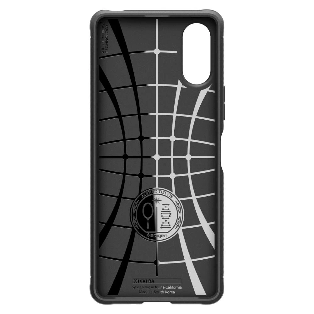 Sony Xperia 10 VI Spigen Rugged Armor Matte dėklas telefonui juodos spalvos