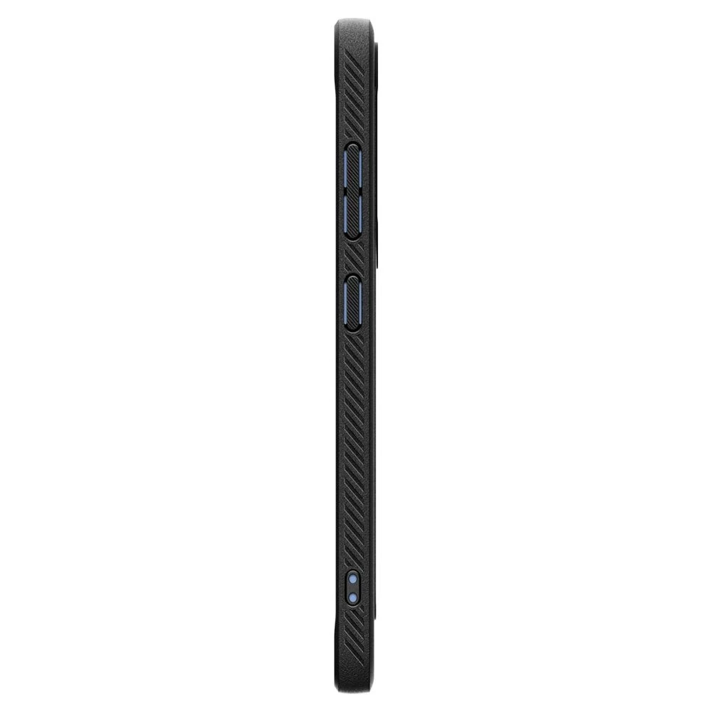 Dėklas Spigen Rugged Armor MagSafe, matinės juodos spalvos – Samsung Galaxy S25+