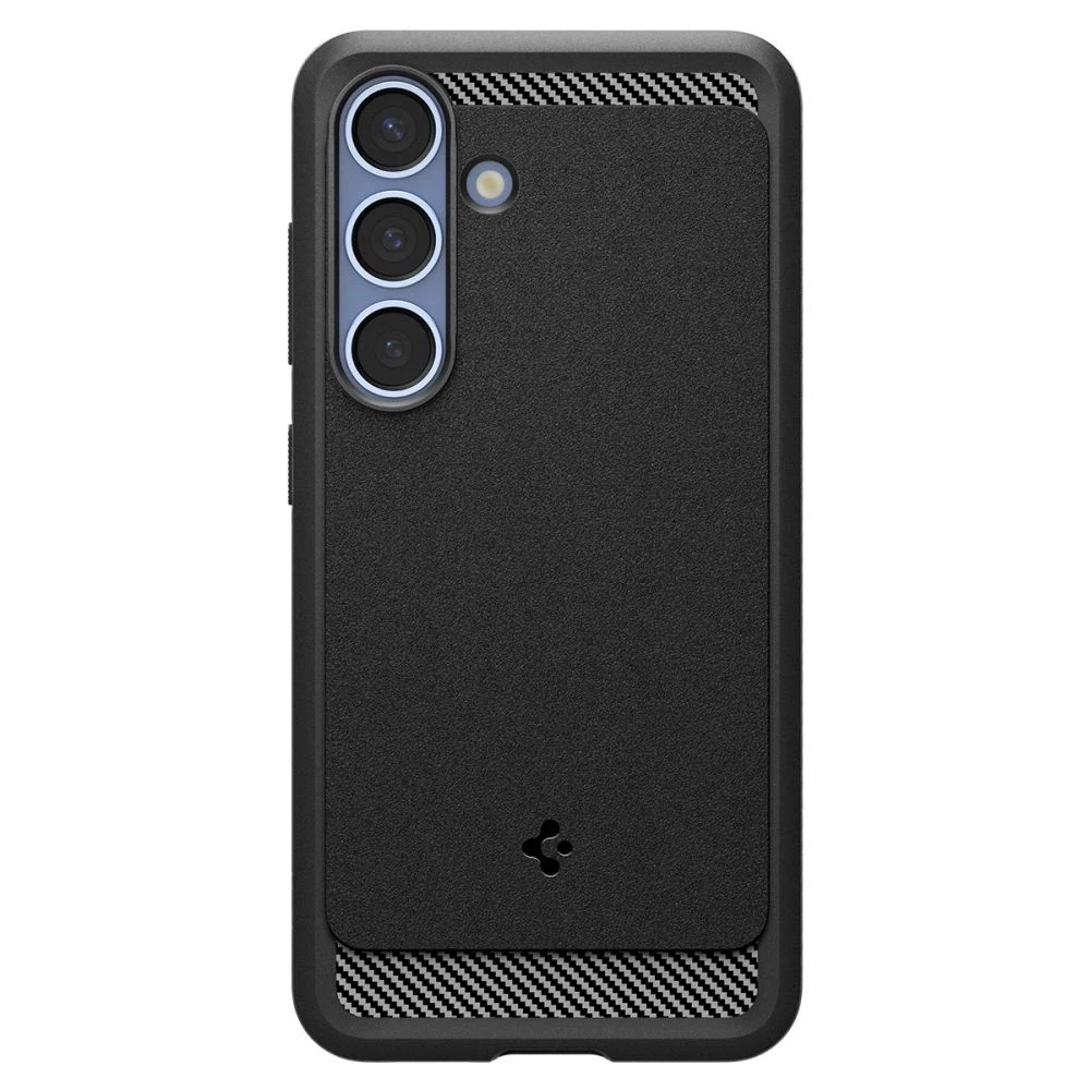 Dėklas Spigen Rugged Armor MagSafe, matinės juodos spalvos – Samsung Galaxy S25+