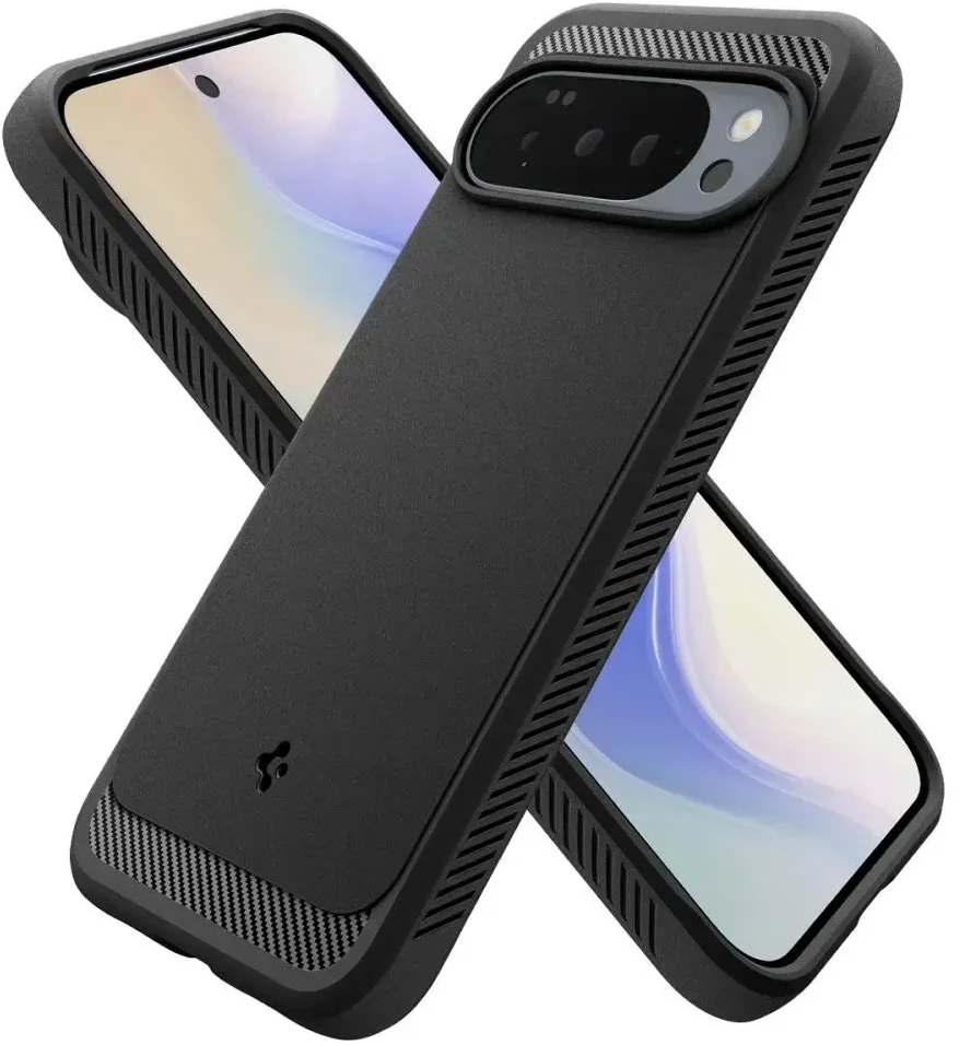 Dėklas Spigen Rugged Armor Mag Magsafe Google Pixel 10 Pro XL matte juodas