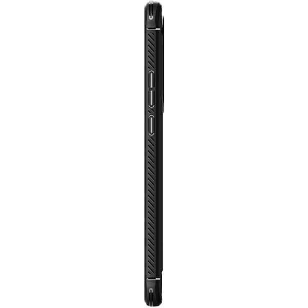 Dėklas Spigen Rugged Armor, juodas - Motorola Edge 2022