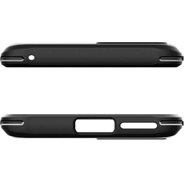 Dėklas Spigen Rugged Armor, juodas - Motorola Edge 2022