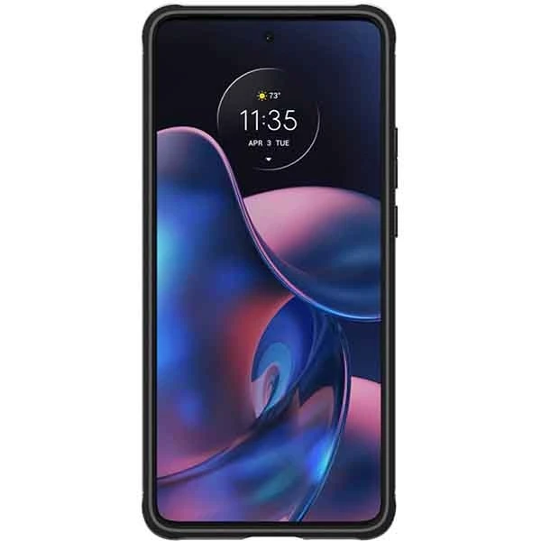Dėklas Spigen Rugged Armor, juodas - Motorola Edge 2022