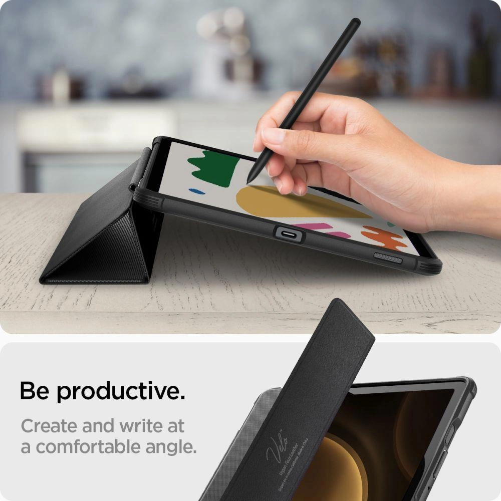 Spigen Rugged Armor Pro dėklas skirtas Samsung Galaxy Tab S9 FE 10.9'' X510 / X516B – juodos spalvos