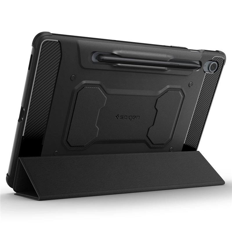 Spigen Rugged Armor Pro dėklas skirtas Samsung Galaxy Tab S9 FE 10.9'' X510 / X516B – juodos spalvos