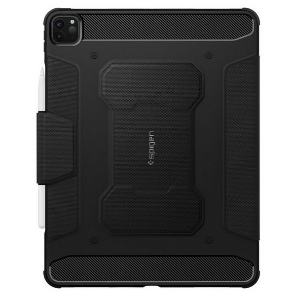 Spigen Rugged Armor Pro, juodos spalvos – Apple iPad Pro 12.9″ (2022/2021)