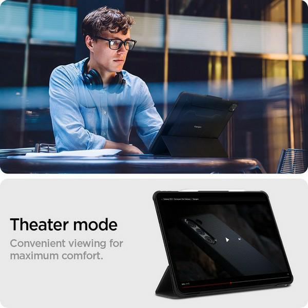 Spigen Rugged Armor Pro, juodos spalvos – Apple iPad Pro 12.9″ (2022/2021)
