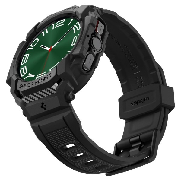 Apyrankė Samsung Galaxy Watch Ultra 2024 / 2025 (47 mm) Spigen Rugged Armor „Pro” matinės juodos spalvos