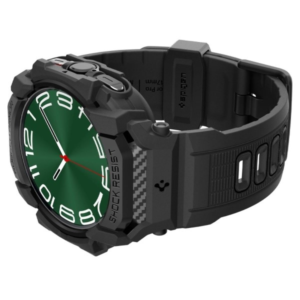 Apyrankė Samsung Galaxy Watch Ultra 2024 / 2025 (47 mm) Spigen Rugged Armor „Pro” matinės juodos spalvos