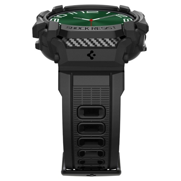 Apyrankė Samsung Galaxy Watch Ultra 2024 / 2025 (47 mm) Spigen Rugged Armor „Pro” matinės juodos spalvos