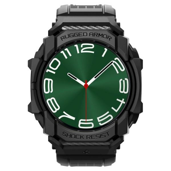 Apyrankė Samsung Galaxy Watch Ultra 2024 / 2025 (47 mm) Spigen Rugged Armor „Pro” matinės juodos spalvos