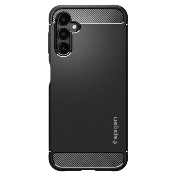 Spigen dėklas Rugged Armor, skirtas Samsung Galaxy A14 4G / LTE matinės juodos spalvos