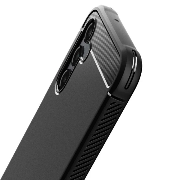 Spigen dėklas Rugged Armor, skirtas Samsung Galaxy A14 4G / LTE matinės juodos spalvos