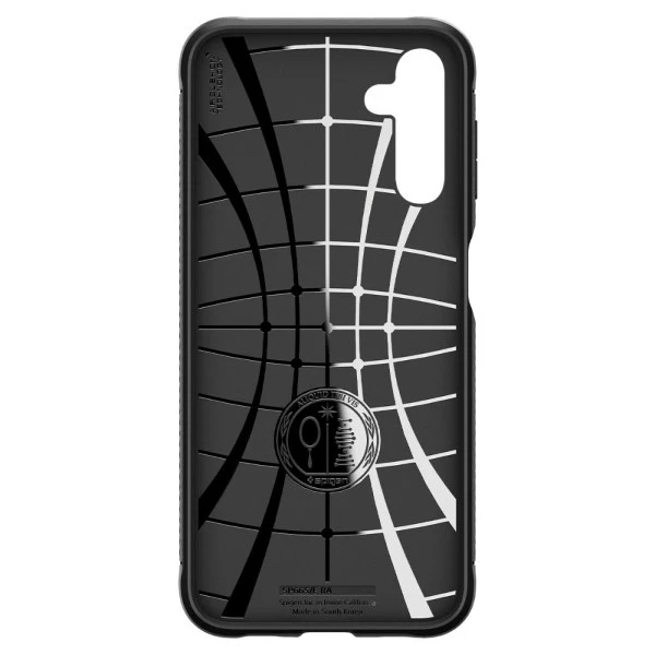 Spigen dėklas Rugged Armor, skirtas Samsung Galaxy A14 4G / LTE matinės juodos spalvos