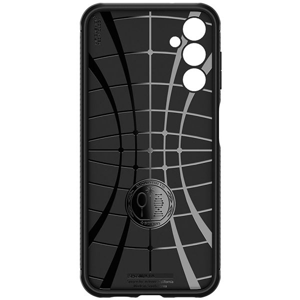 Dėklas Spigen Rugged Armor, juodas - Samsung Galaxy A14 5G