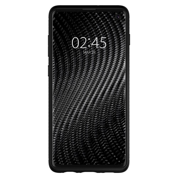 Spigen Rugged Armor - dėklas skirtas Samsung Galaxy S10 Juodas