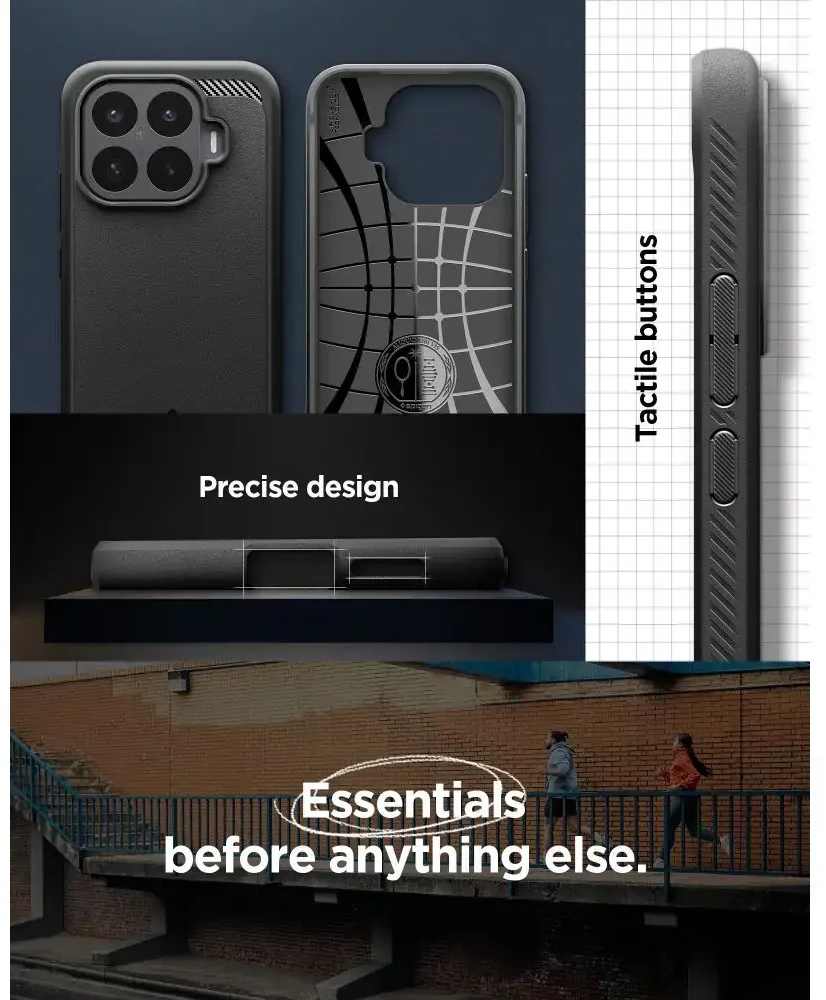 Dėklas SPIGEN RUGGED ARMOR XIAOMI 17T MATTE Juodas