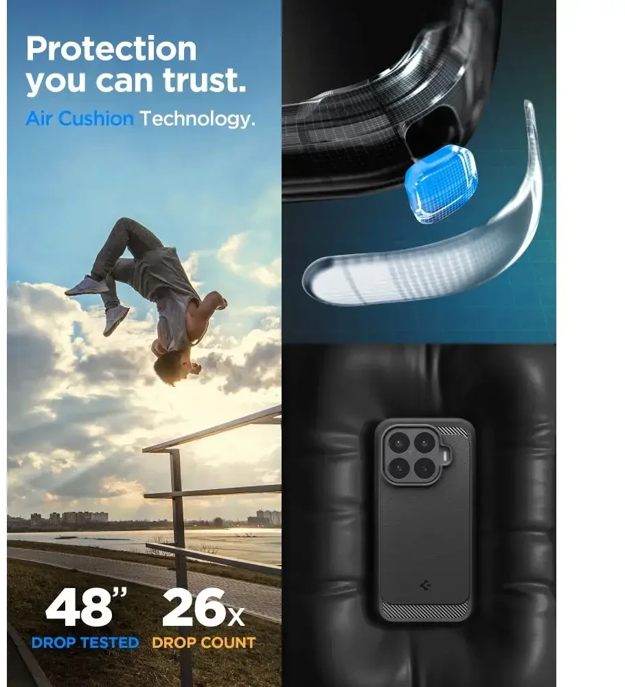 Dėklas SPIGEN RUGGED ARMOR XIAOMI 17T MATTE Juodas