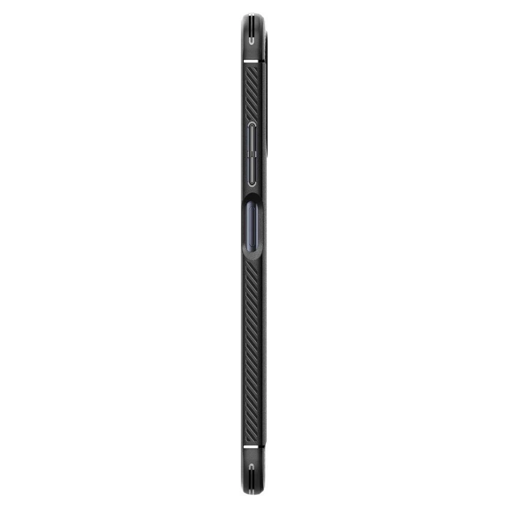 Dėklas Spigen Rugged Armor, juodas - Xiaomi Redmi Note 12 5G/ POCO X5 5G