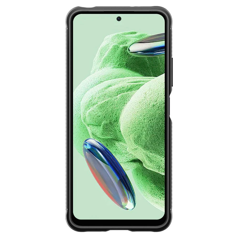 Dėklas Spigen Rugged Armor, juodas - Xiaomi Redmi Note 12 5G/ POCO X5 5G