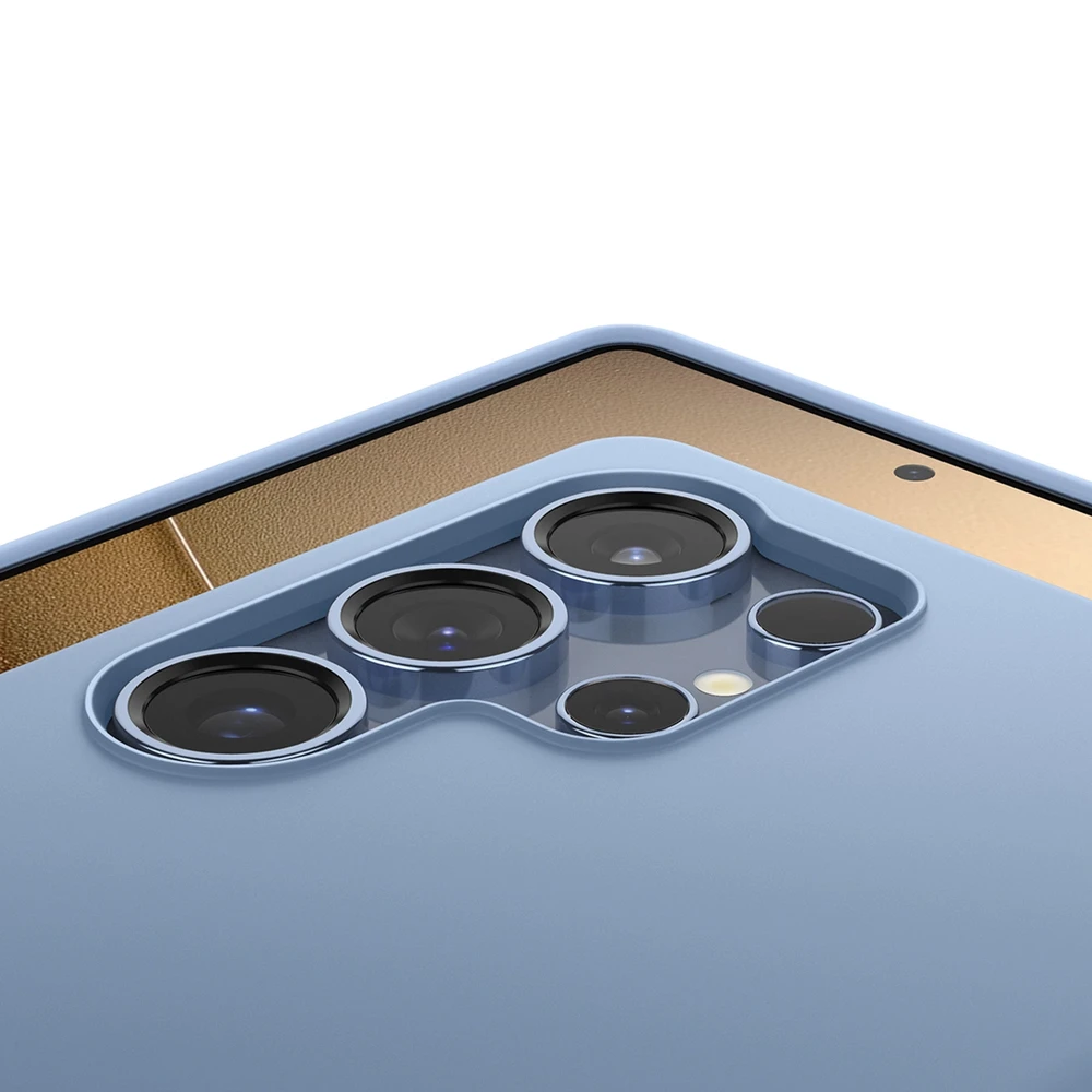 Spigen Silicone Fit Mag Samsung Galaxy S25 Ultra – dėklas telefonui mėlynos spalvos