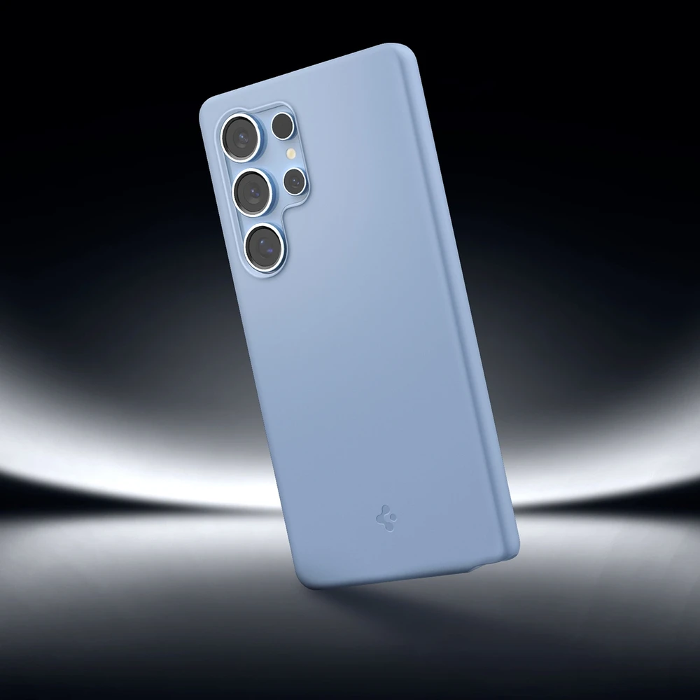 Spigen Silicone Fit Mag Samsung Galaxy S25 Ultra – dėklas telefonui mėlynos spalvos
