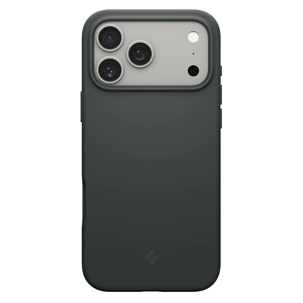 Spigen Silicone Fit Mag MagSafe – dėklas skirtas Apple iPhone 17 Pro Abyss Žalias