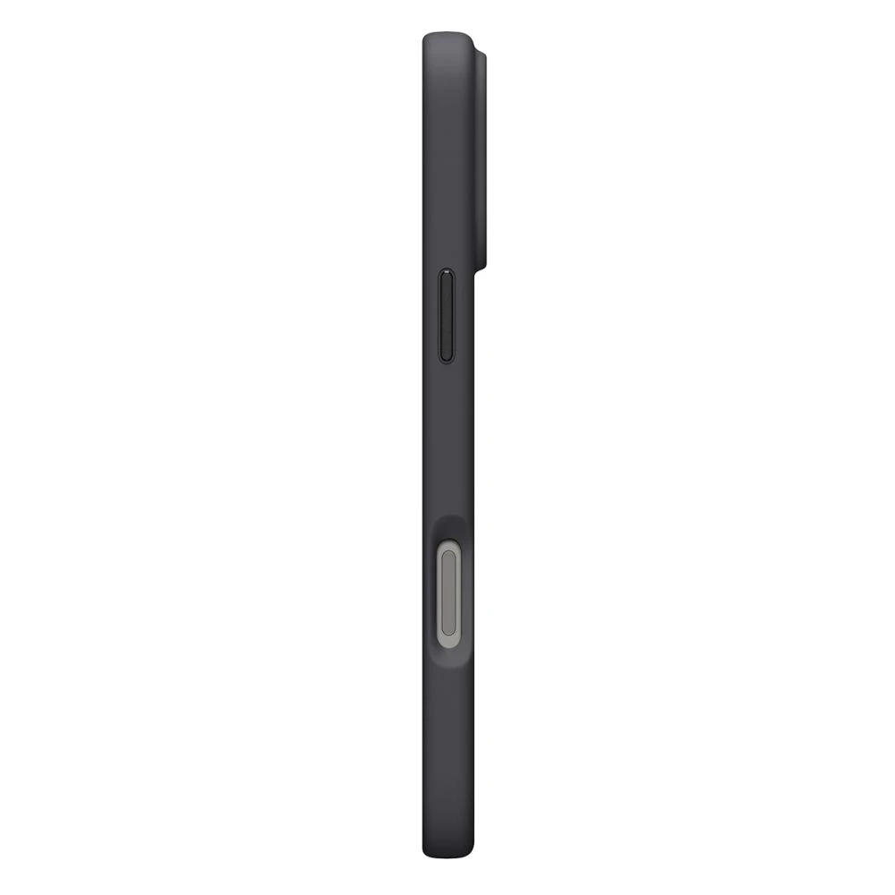 Dėklas Spigen Silicone Fit MagSafe, juodas - iPhone 17 Pro Max