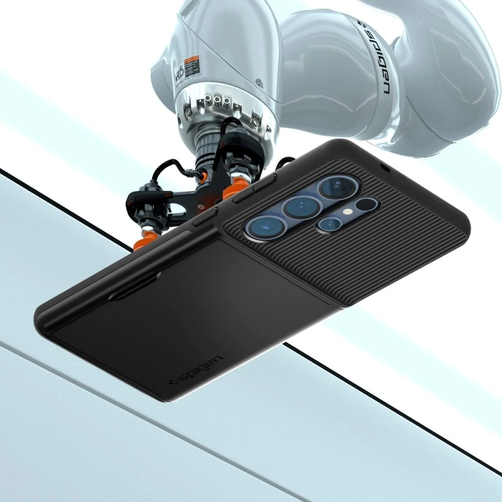 Spigen Slim Armor CS – dėklas skirtas Samsung Galaxy S25 Ultra juodos spalvos