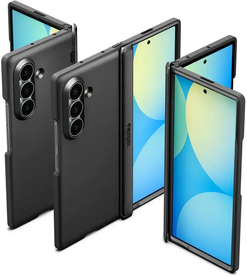 Dėklas Spigen Slim Armor Pro MagSafe skirtas Samsung Galaxy Z Fold8 Ultra juodos spalvos