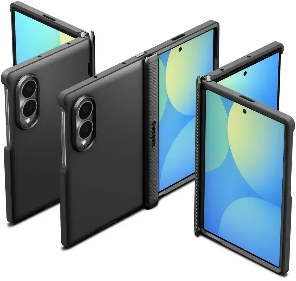 Dėklas Spigen Slim Armor Pro Mag MagSafe skirtas Samsung Galaxy Z Fold8 juodos spalvos