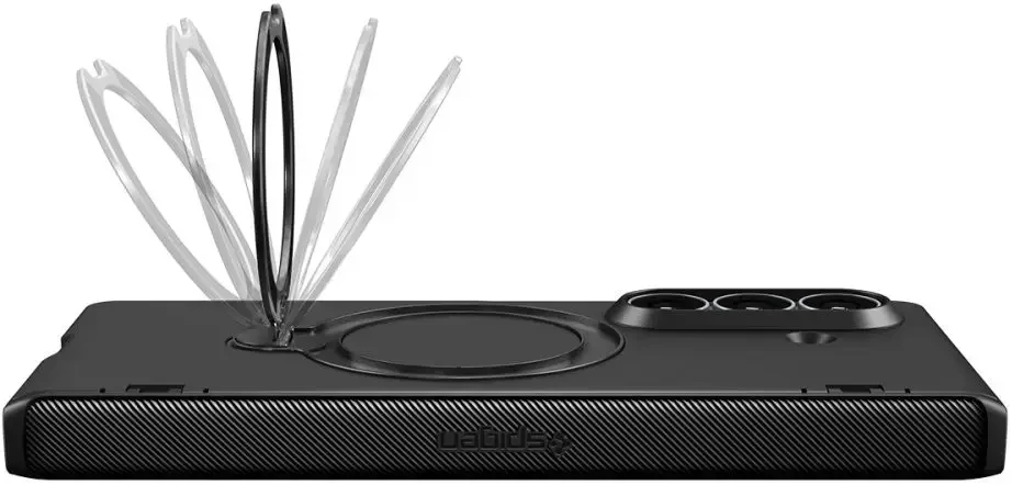 Dėklas Spigen Slim Armor Pro S MagSafe, skirtas Samsung Galaxy Z Fold8 Ultra, juodos spalvos