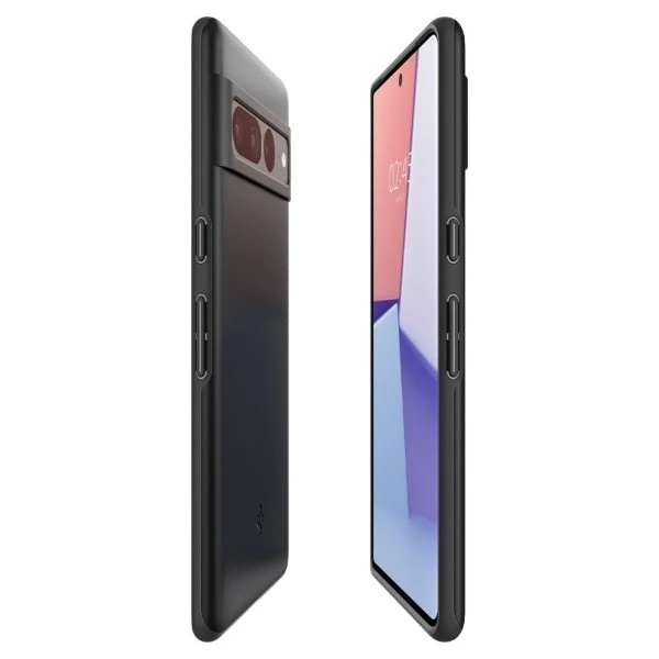 Dėklas „Spigen Thin Fit“, juodas – „Google Pixel 7 Pro“