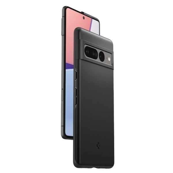 Dėklas „Spigen Thin Fit“, juodas – „Google Pixel 7 Pro“