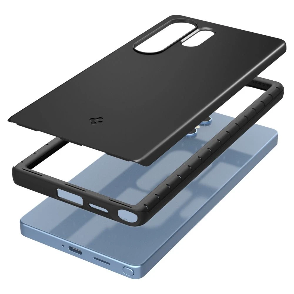 Dėklas Spigen Thin Fit Mag Magsafe Galaxy S25 Ultra juodas
