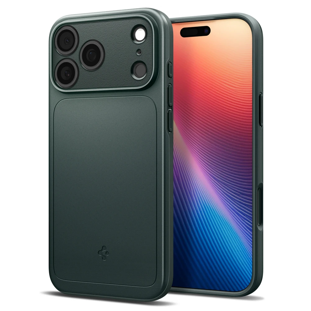 Spigen Thin Fit MagSafe dėklas skirtas Apple iPhone 17 Pro Max – žalios spalvos