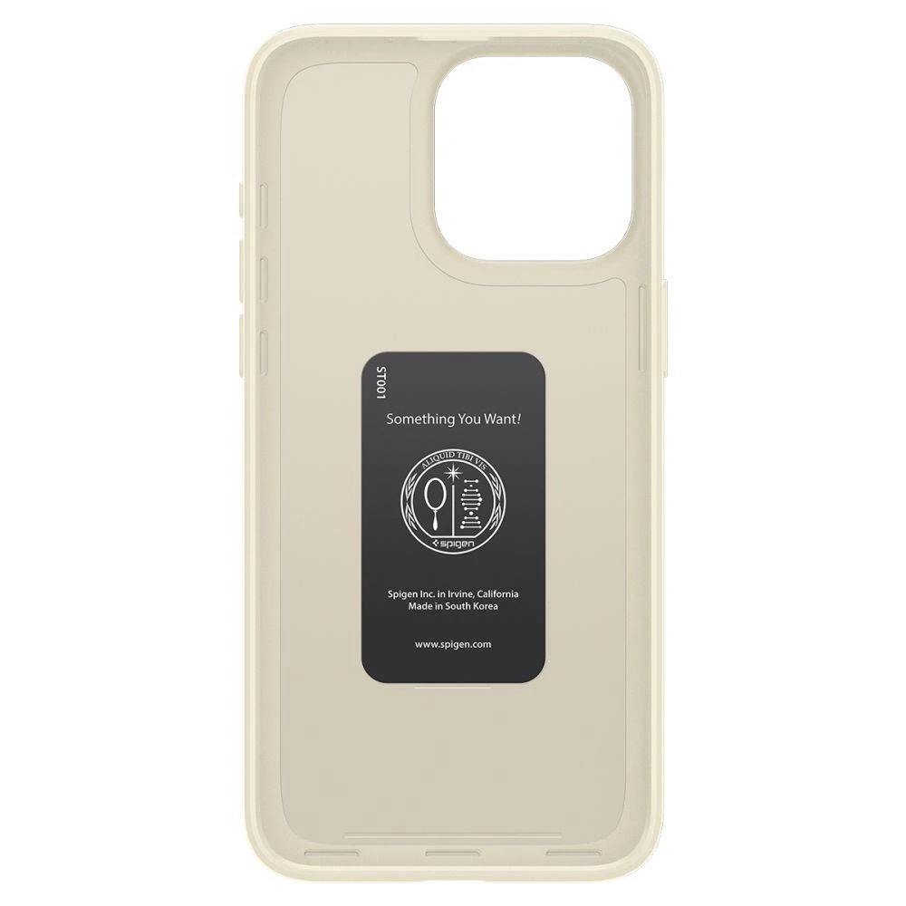 Spigen Thin Fit dėklas skirtas Apple iPhone 15 Pro,  spalva - Mute Beige