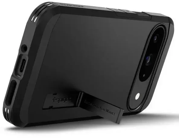 Spigen Tough Armor – dėklas skirtas Google Pixel 9 / 9 Pro Juodas