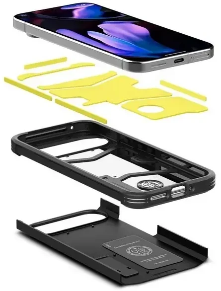 Spigen Tough Armor – dėklas skirtas Google Pixel 9 / 9 Pro Juodas