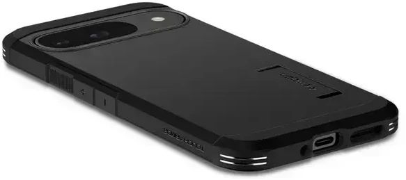 Spigen Tough Armor – dėklas skirtas Google Pixel 9 / 9 Pro Juodas