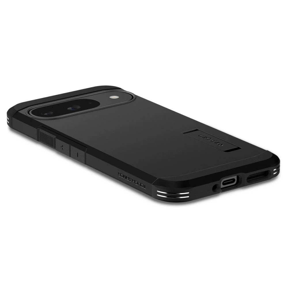 Spigen Tough Armor – dėklas skirtas Google Pixel 9 / 9 Pro Juodas